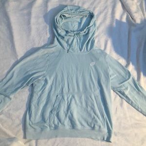 Light Blue Nike Hoodie